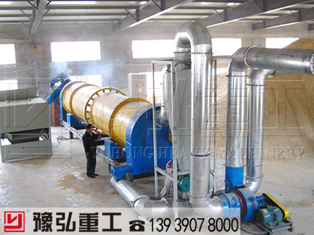 浙江金華10t/d鋸末烘干機客戶生產(chǎn)現(xiàn)場