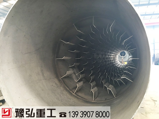 污泥烘干機(jī)設(shè)備滾筒內(nèi)部 污泥烘干機(jī)設(shè)備滾筒內(nèi)部